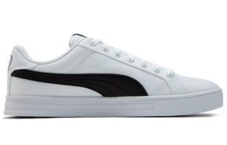 Smash Vulc Retro Casual Skateboarding Shoes Unisex White Black Shoe “White Black”