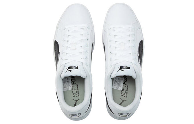 Smash Vulc Retro Casual Skateboarding Shoes Unisex White Black Shoe “White Black”