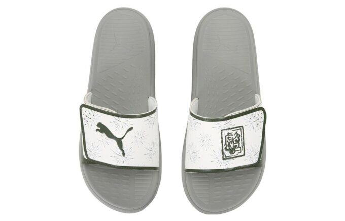 Softride Slide “Grey White”