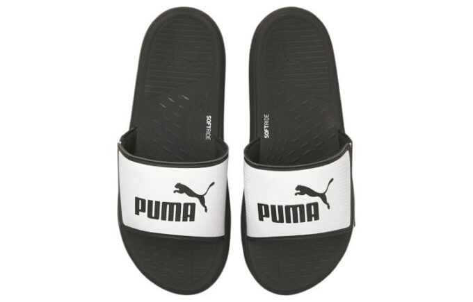 Softride Slide “White Black”