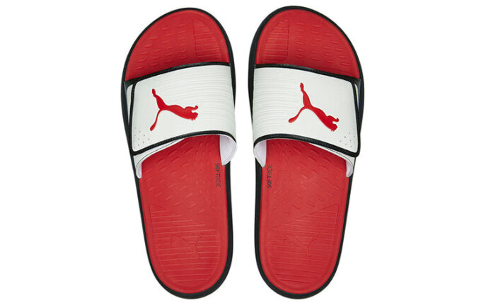 Softride Slide “White Black Red”