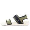 Softride Slide “White Dark Green Moss”