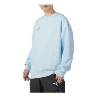 Solid Color Casual Sweater “Blue”