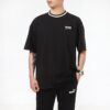 Solid Men Round Neck T-Shirt “Black”