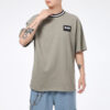 Solid Men Round Neck T-Shirt “Olivegreen”