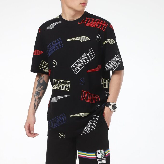 Solid Regular Fit T-Shirt “Black”