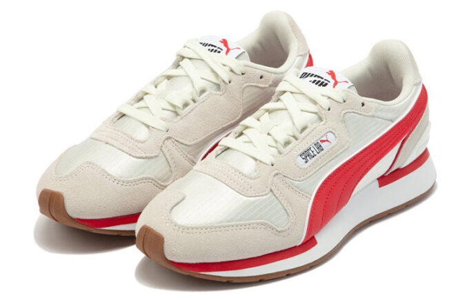 Space Lab Athleisure Casual Sports Shoe Unisex White Red
