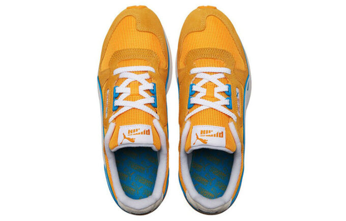 Space Lab Contrast Athleisure Casual Sports Shoe Unisex Yellow