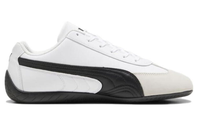 Speedcat Shield Sneakers “White Black”