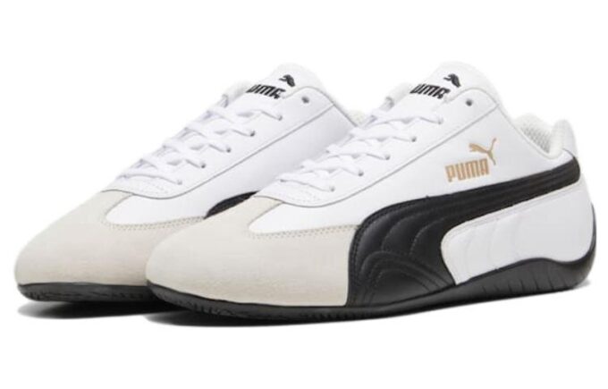Speedcat Shield Sneakers “White Black”