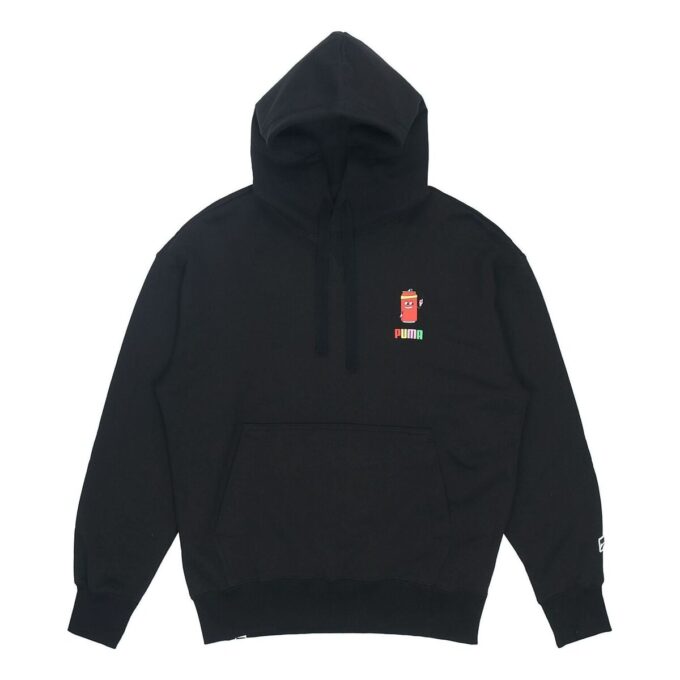 Sports Casual Cartoon Printed Men”s Black