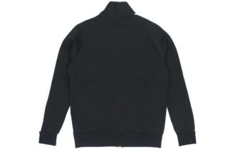 Sports Leisure Knitted Stand-up Collar Jacket Men”s Black