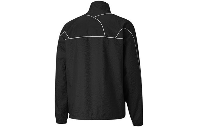 Sportswear Fit Long Sleeve Brand Logo Running Jacket “Black”