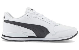 ST Runner v3 Leather “White Black”