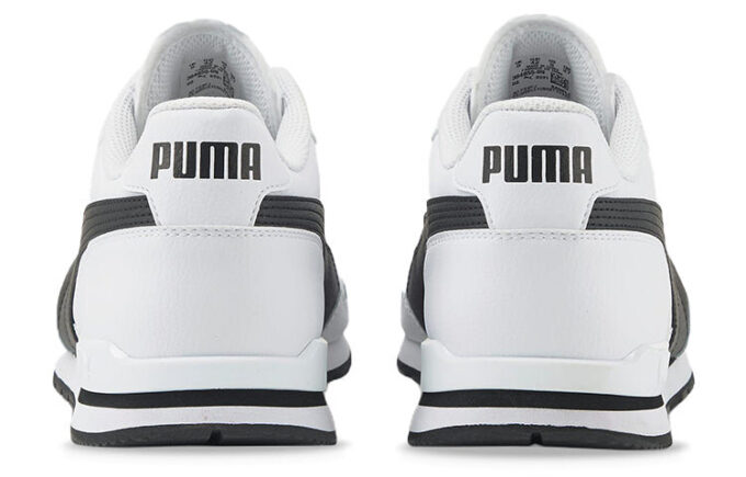 ST Runner v3 Leather “White Black”