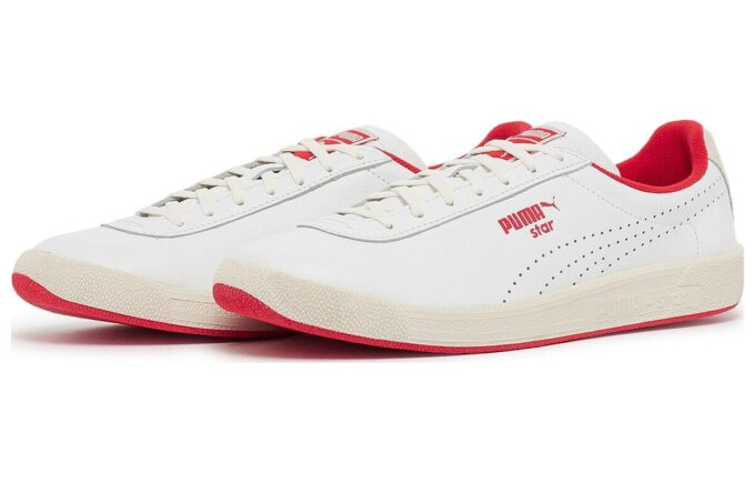 Star Strawberries And Cream Sneakers “White Red”