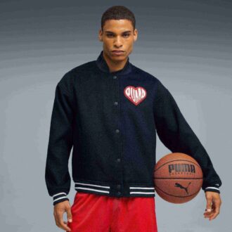Sticker Pack Men Basketball Varsity Jacket