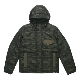 Streetstyle 480 Hooded Camo Down Jacket “Black”