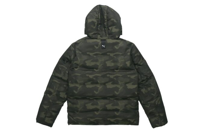 Streetstyle 480 Hooded Camo Down Jacket “Black”