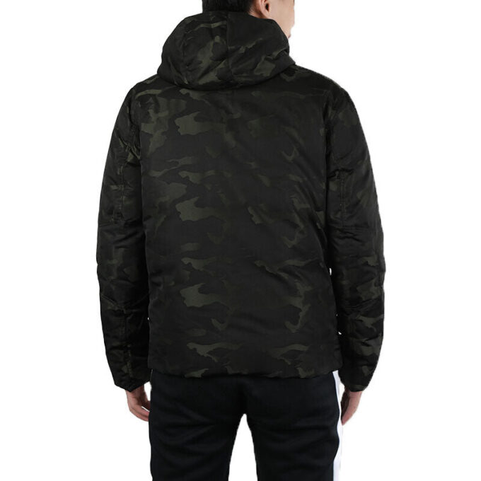 Streetstyle 480 Hooded Camo Down Jacket “Black”
