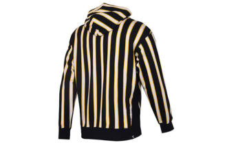 Striped Hoodie “Black Yellow White”