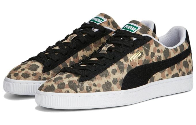 Suede “Animal Print – Granola”