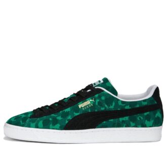 Suede “Animal Print – Grassy Green”