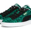 Suede “Animal Print – Grassy Green”