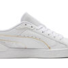 Suede Bloc “Liquid Metal – White Team Gold”