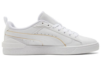 Suede Bloc “Liquid Metal – White Team Gold”