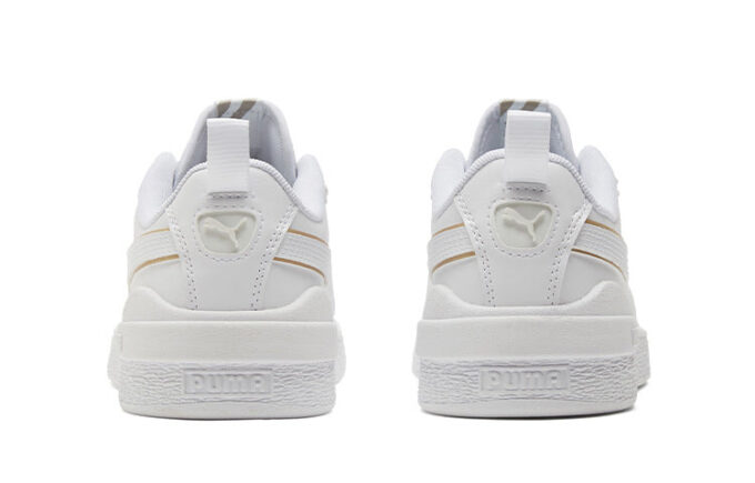 Suede Bloc “Liquid Metal – White Team Gold”