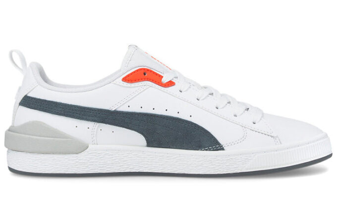 Suede Bloc “White Dark Slate”