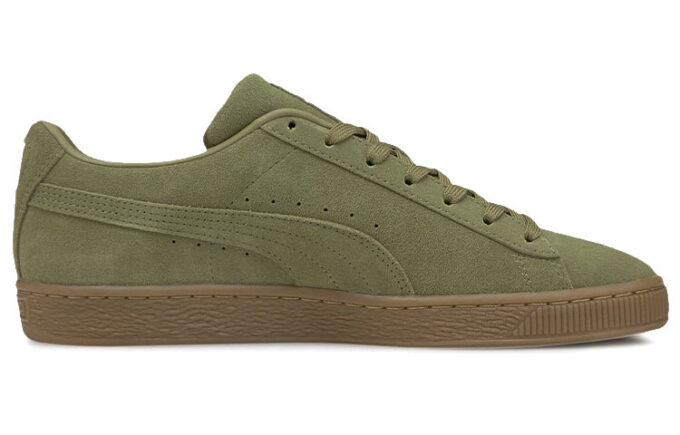 Suede “Burnt Olive Gum”