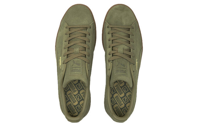 Suede “Burnt Olive Gum”