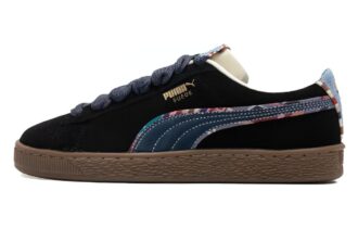 Suede Bz Emb “Black Navy Marzipan Light Blue”
