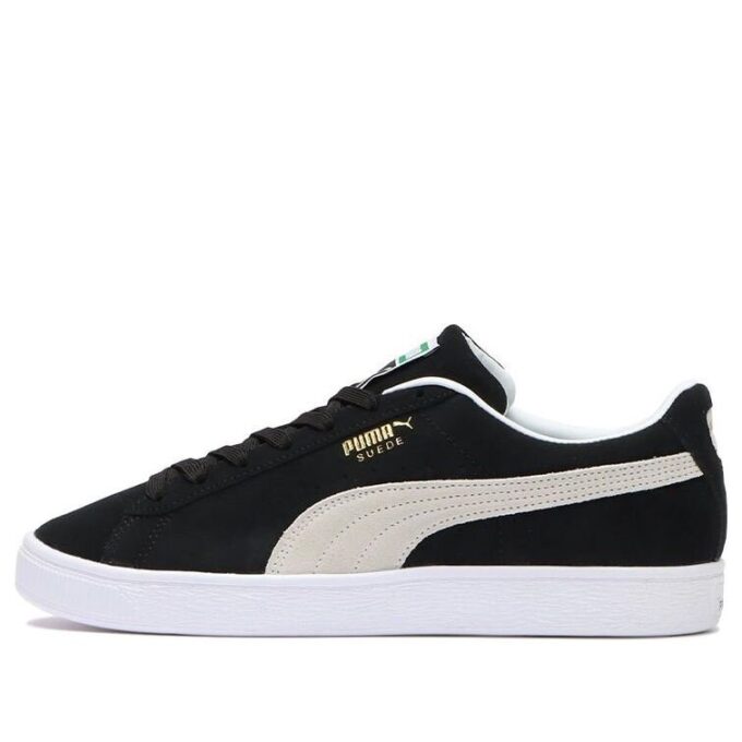 Suede Casual Skateboarding Shoes Unisex Black White