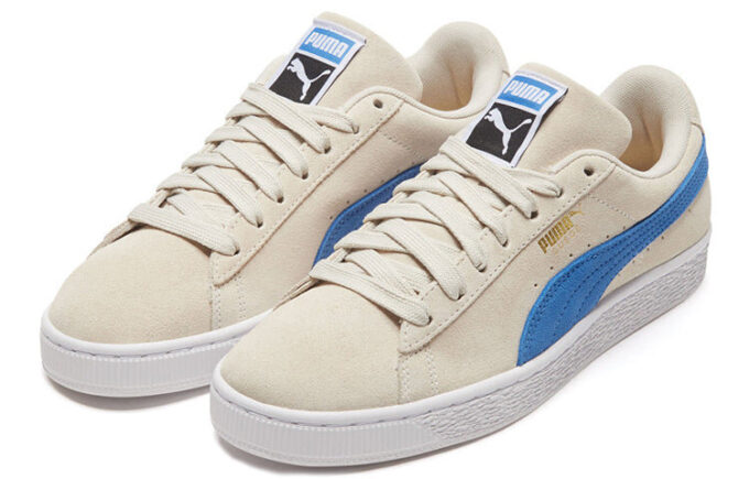 Suede Classic “Creamwhite Blue”