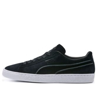 Suede Classic “Exposed Seams – Black White”