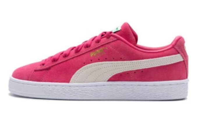 Suede Classic XXI Trainers “Pink White”