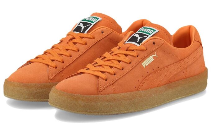 Suede Crepe “Deep Apricot”