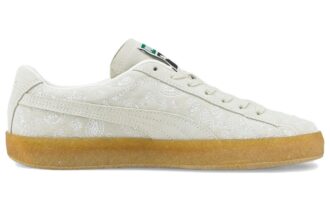 Suede Crepe Embroidery “Gray Brown”