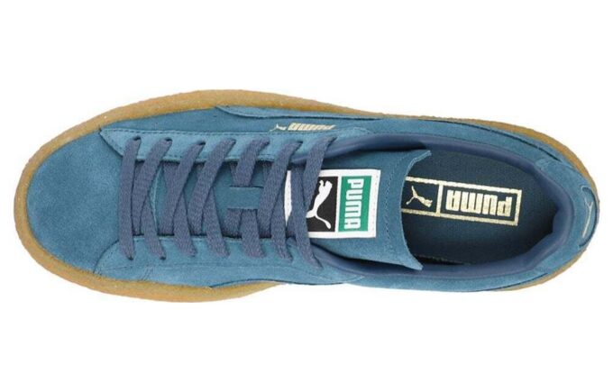 Suede Crepe “Intense Blue”