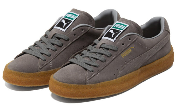 Suede Crepe Leisure Board Shoes Grey