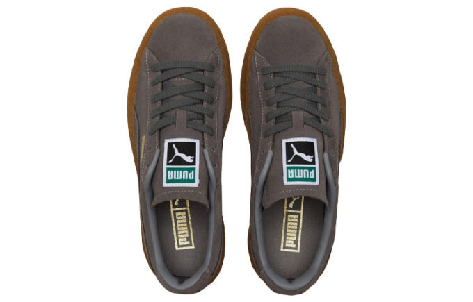 Suede Crepe Leisure Board Shoes Grey