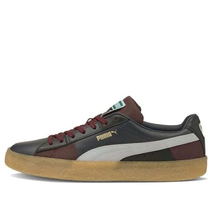 Suede “Crepe Patch – Fudge Grey Violet”