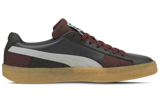 Suede “Crepe Patch – Fudge Grey Violet”