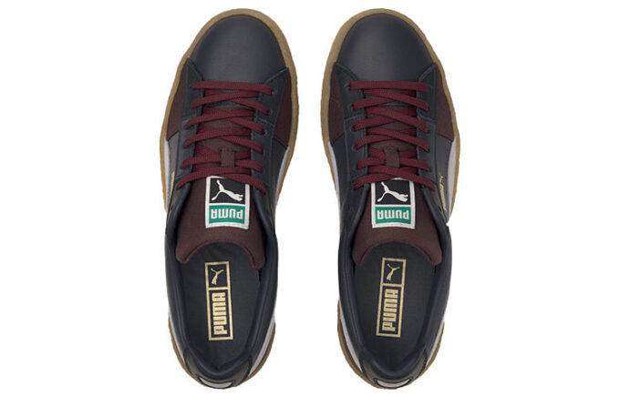 Suede “Crepe Patch – Fudge Grey Violet”