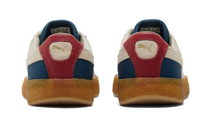 Suede “Crepe Patch – Peyote Blue Red”