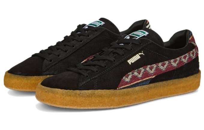 Suede “Crepe Southwest – Black”