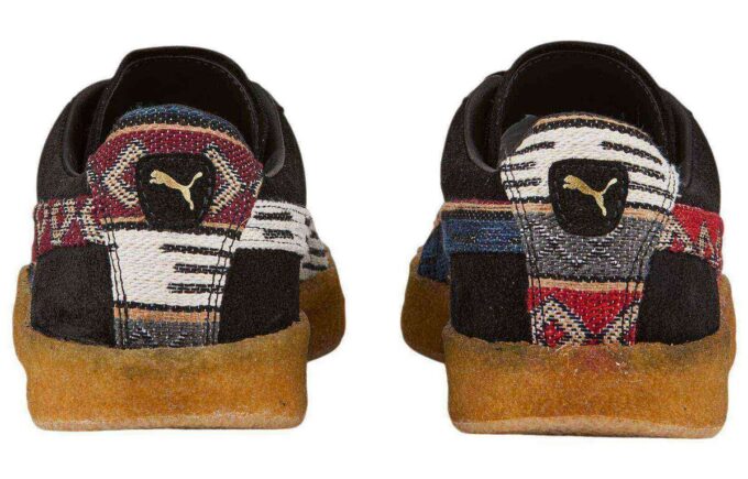 Suede “Crepe Southwest – Black”